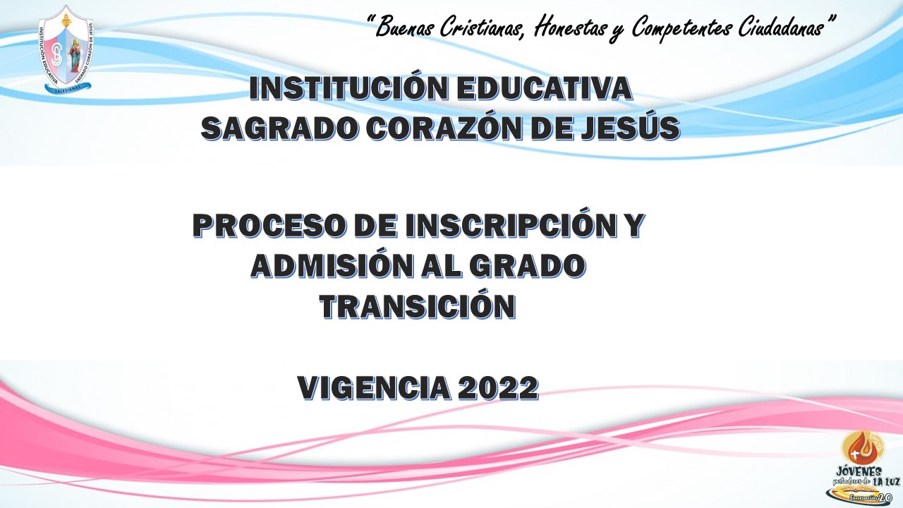 Admisión transición 2022