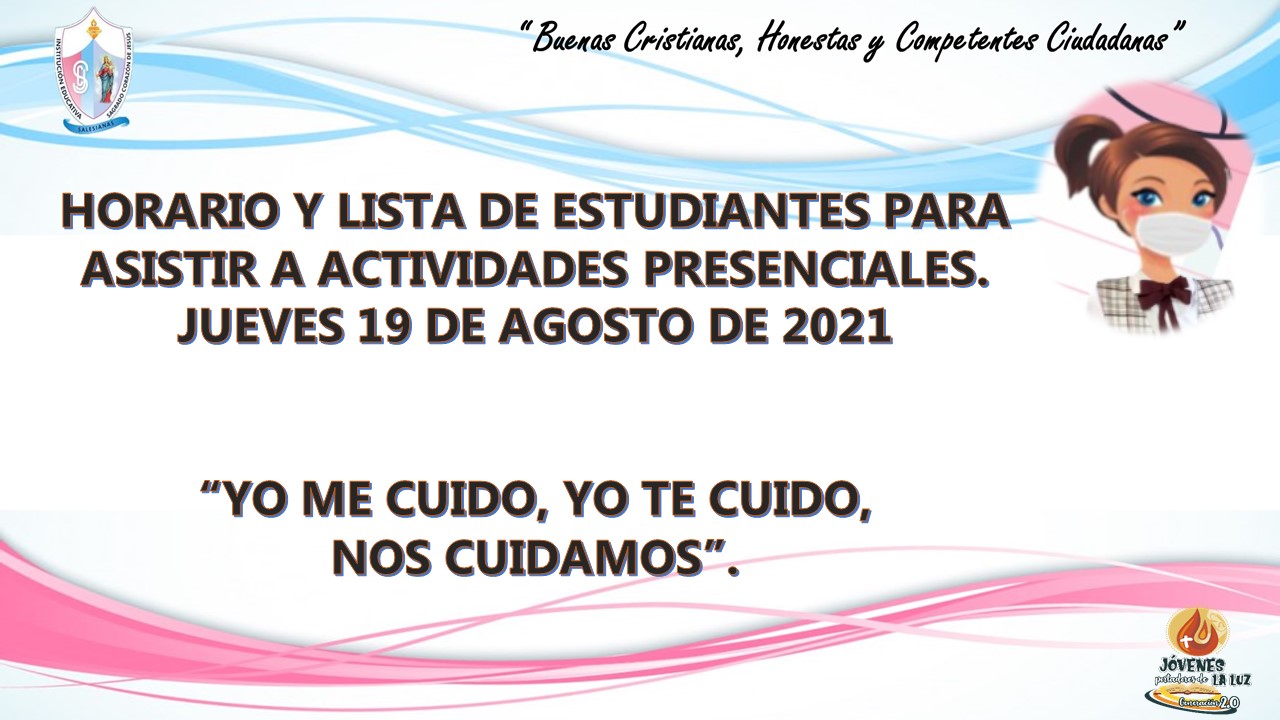 Comunicado 10 actvs presenciales