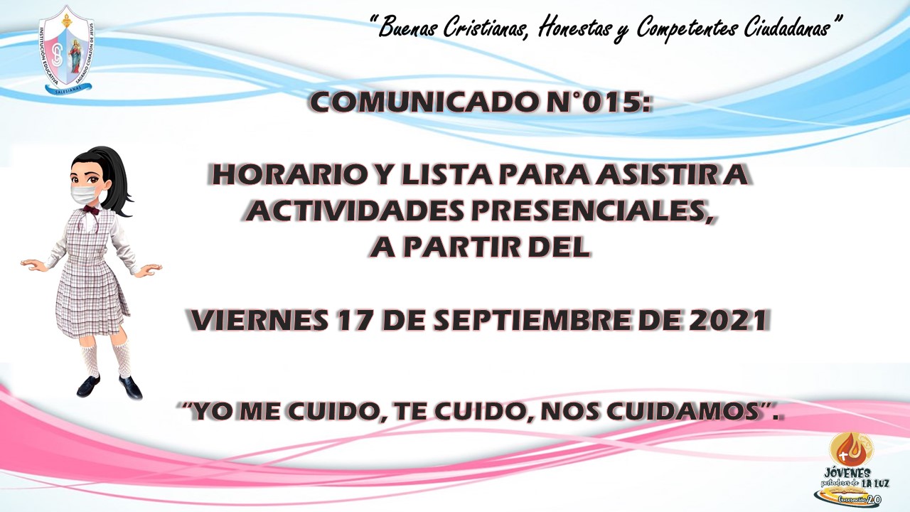 Comunicado N015 sept 17