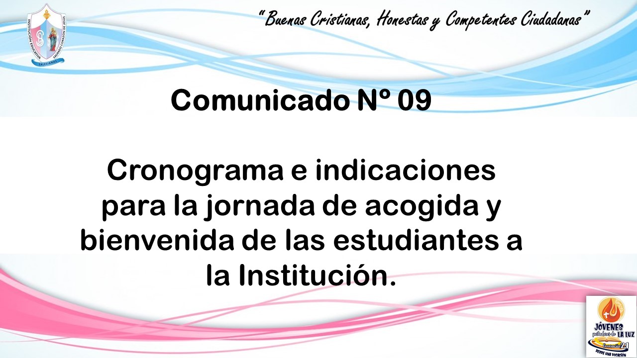 Comunicado Nº 09