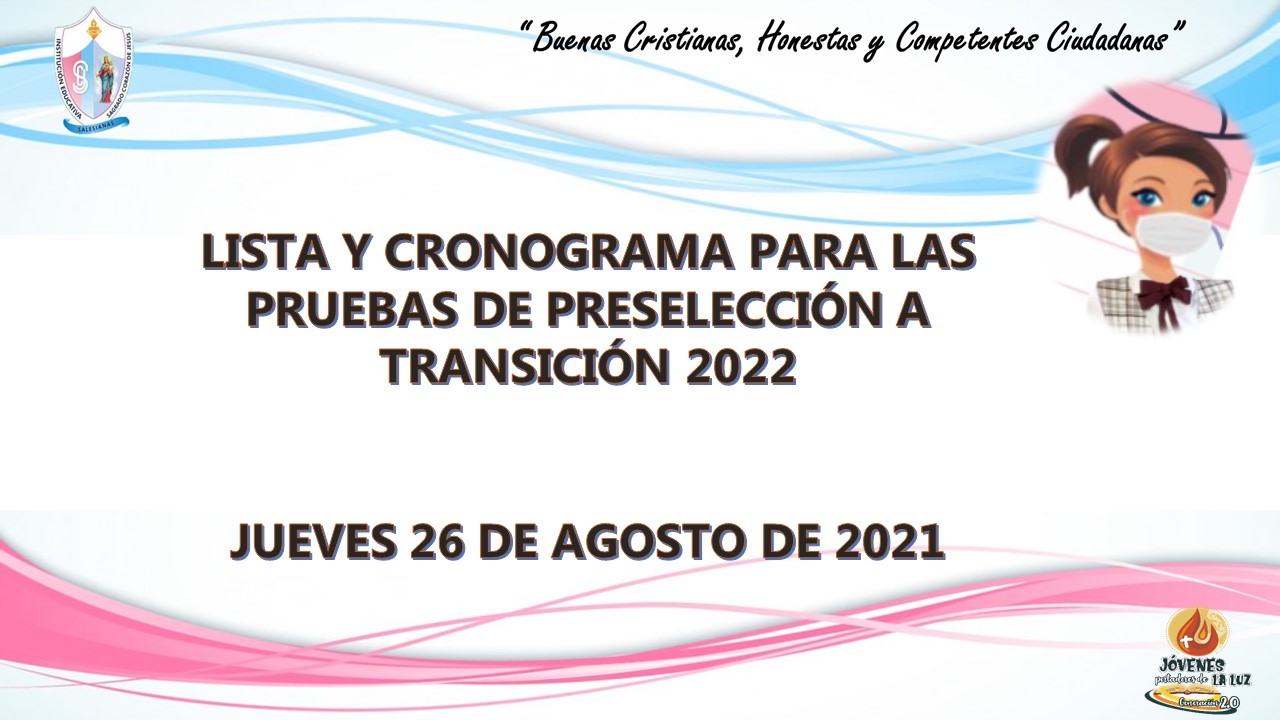 Pruebas transición 2022